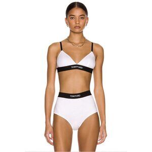 TOM FORD Signature Bra White Logo